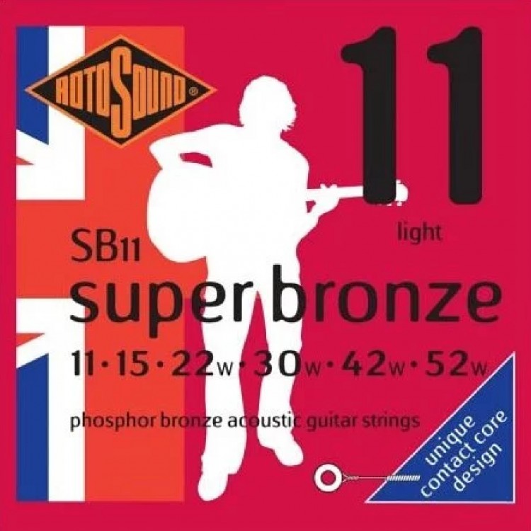 Rotosound SuperBronze 11-52 木吉他弦 SB11 